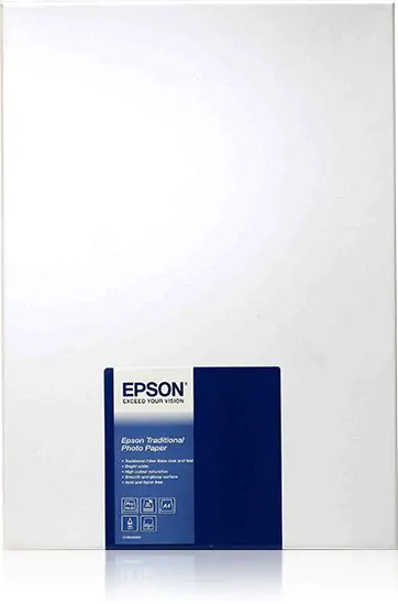 Epson Traditional Photo Paper, DIN A4, 330 g/m², 25 hojas