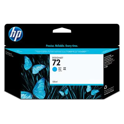 Cartucho de tinta HP Designjet nº 72 cián de 130ml	