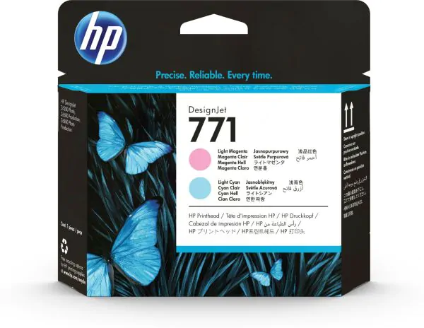 HP DesignJet Z6200/771 Cabezal cían claro/magenta claro