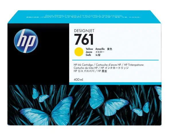 HP Cartucho de tinta DesignJet 761 amarillo de 400 ml