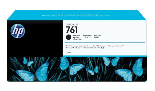 HP Cartucho de tinta DesignJet 761 negro mate de 775 ml