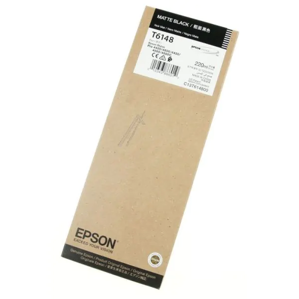 Cartucho Epson T614800 negro mate