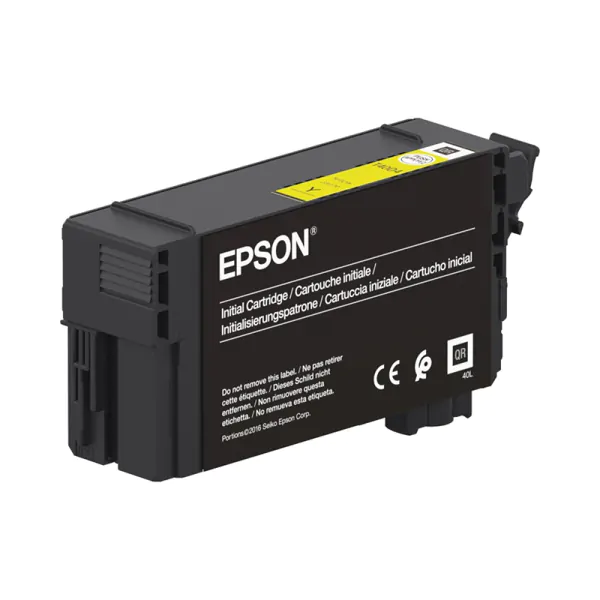 Cartucho de tinta Epson amarillo T40D4 de 50ml.