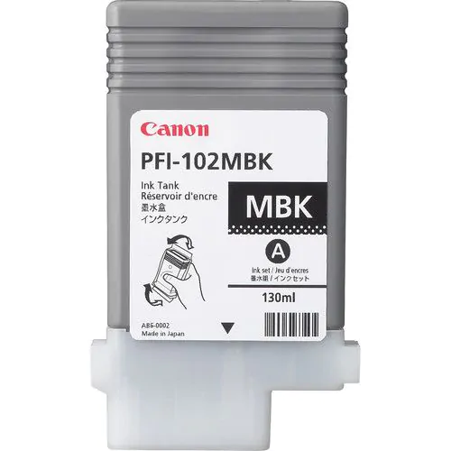 Cartucho de tinta negro mateCanon PFI-102MBK