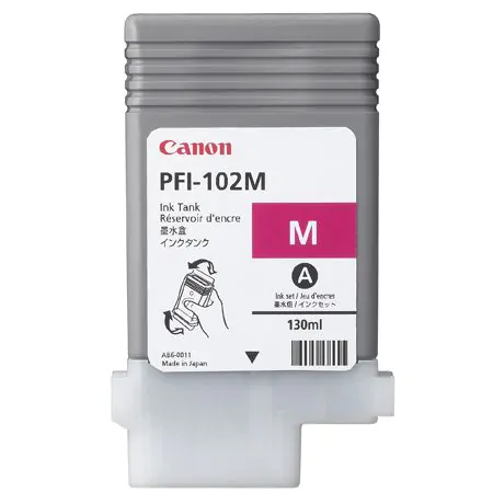 Cartucho de tinta magenta Canon PFI-102M