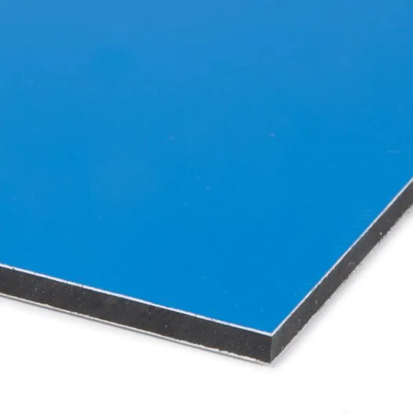 Panel dibond aluminio azul/azul - lámina de 0,30mm. - 74,8 x 152 cm. - caja de 8 planchas