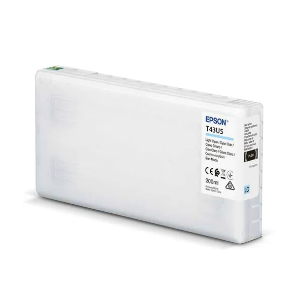 Epson SureLab SL-D800 Cartucho Tinta T43U5 Cian Claro 200 ml