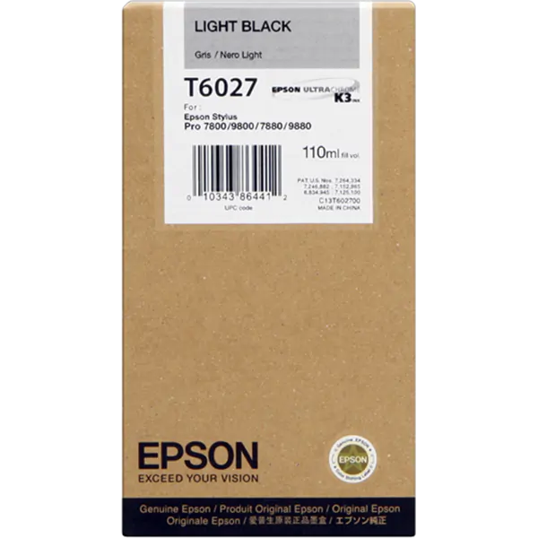 Cartucho Epson T602700 gris