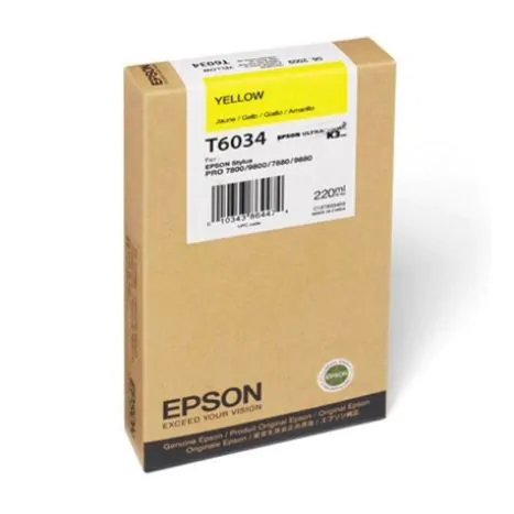 Cartucho Epson T603400 amarillo