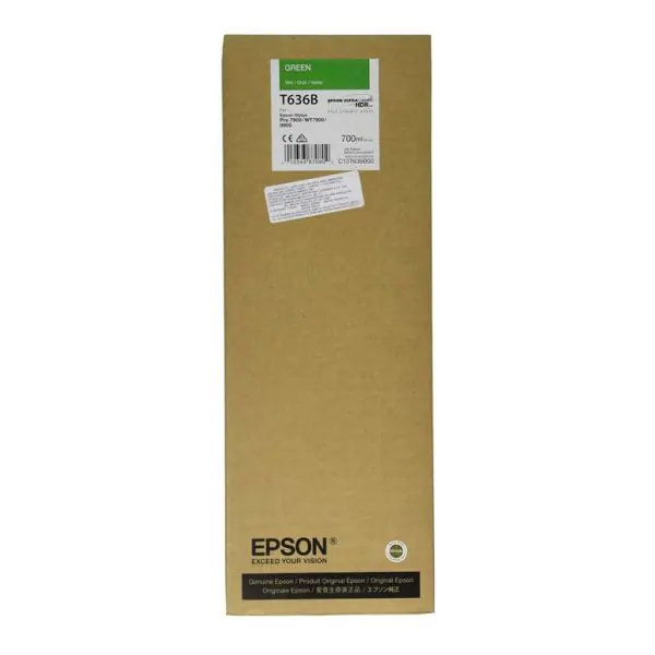 Cartucho Epson T636B00 verde