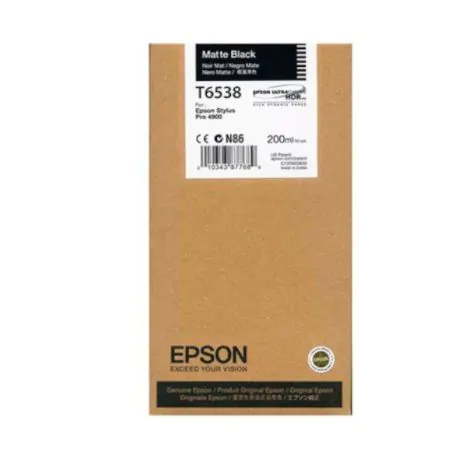 Cartucho Epson T6538 negro mate