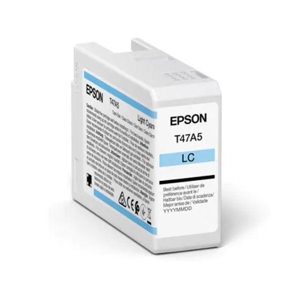 Cartucho de tinta Epson cián claro T47A5 de 50ml