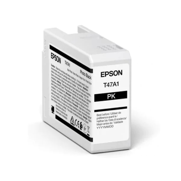 Cartucho de tinta Epson negro foto T47A1 de 50ml