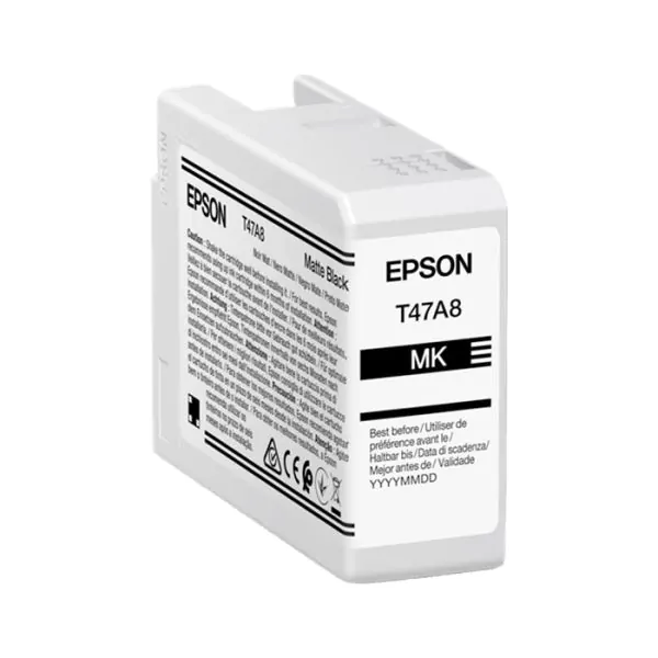 Cartucho tinta Epson negro mate T47A8 de 50ml.