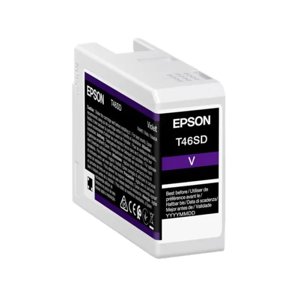 Cartucho de tinta Epson violeta T46SD 25ml.