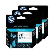 HP DesignJet T120/T520 Cartucho Cian Nº711 (Pack 3)