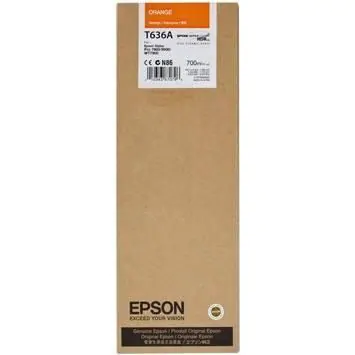 Cartucho Epson T636A00 naranja