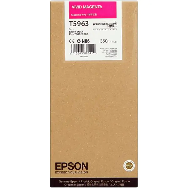 Cartucho Epson T596300 magenta vivo