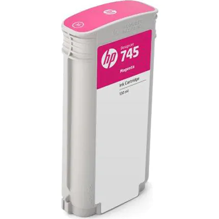 Cartucho HP de tinta para Designjet 745 magenta de 130ml.