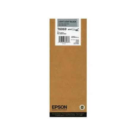 Cartucho Epson T606900 gris claro