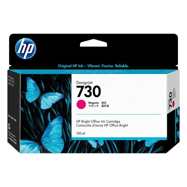 Cartucho de tinta HP DesingJet 730 Magenta de 130ml	