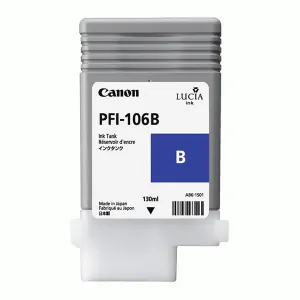 Cartucho de tinta azul Canon PFI-106B de 130ml.