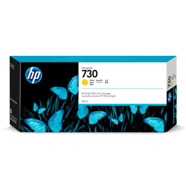 Cartucho de tinta HP DesingJet 730 Amarillo de 130ml	