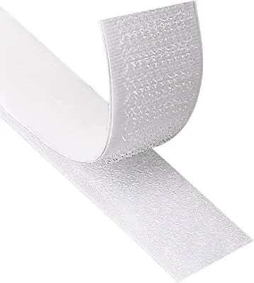 Velcro adhesivo blanco hook