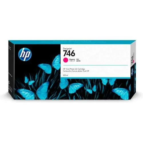 Cartucho de tinta HP Designjet 746 magenta de 300ml	