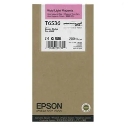 Cartucho Epson T6536 magenta claro vivo