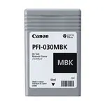 Cartucho de tinta negro mate Canon PFI-030MBK de 55ml.