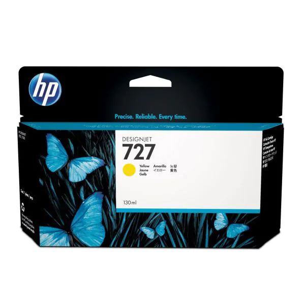 Cartucho de tinta HP Designjet nº 727 amarilla de 130ml	