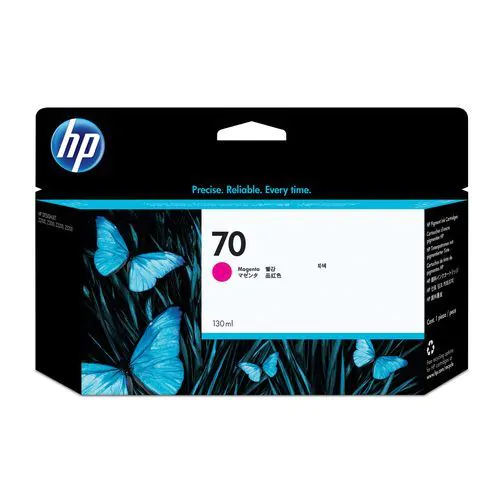 Cartucho de tinta HP Designjet nº 70 magenta de 130ml	