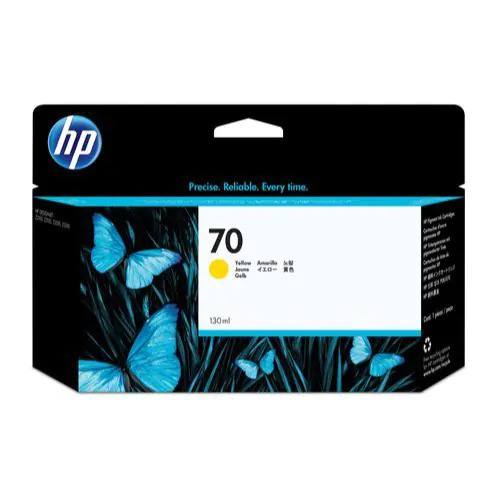 Cartucho de tinta HP Designjet nº 70 amarillo de 130ml	