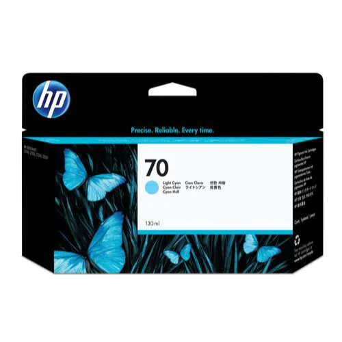 Cartucho de tinta HP Designjet nº 70 cián claro de 130ml	