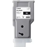 Cartucho de tinta negra Canon PFI-206BK de 300ml.