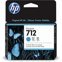 HP Cartucho de Tinta DesignJet 712 cian de 29 ml