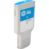 HP Cartucho de tinta DesignJet 745 cian de 300 ml