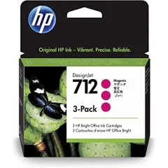 Cartuchos toner HP 712 pack de 3 Magenta	