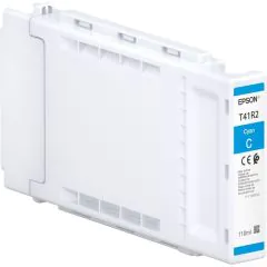 Cartucho de tinta Epson cián T41R2 de 110ml.