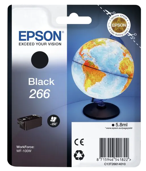 EPSON Singlepack Black 266 ink cartridge with RF