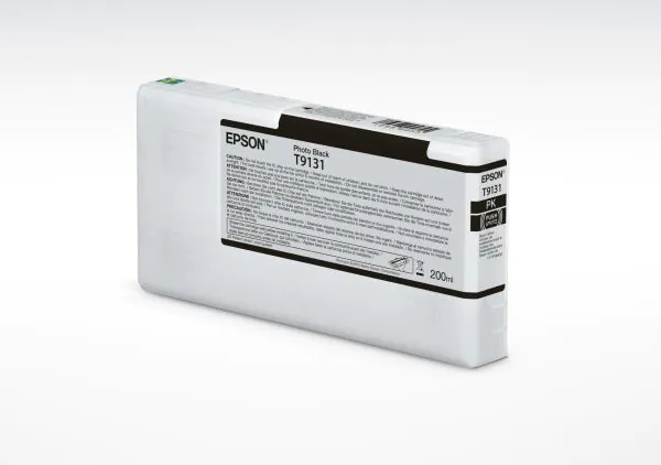 Cartucho de tinta Epson negro foto T9131 de 200ml.