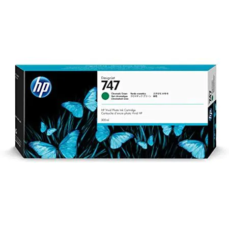 Cartucho de tinta HP Designjet 747 verde de 300ml	