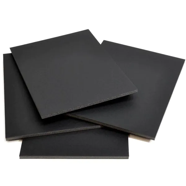 Cartón pluma negro - 10mm. - A4 - caja de 30 láminas
