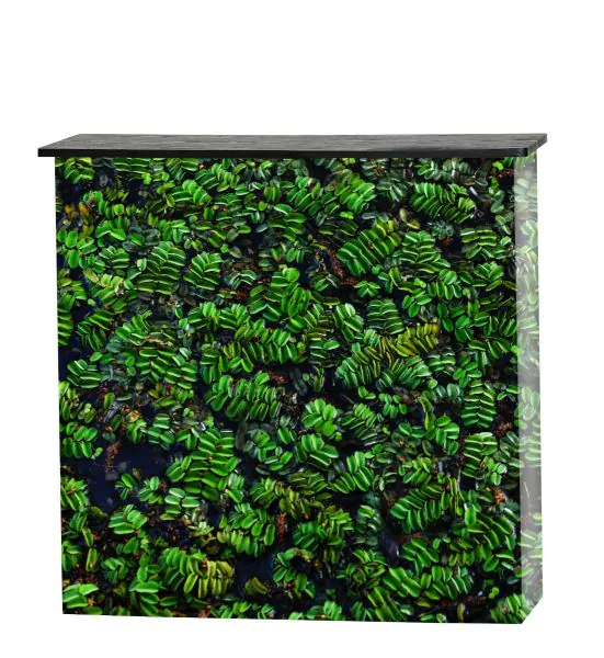 Mostrador counter textil blanco