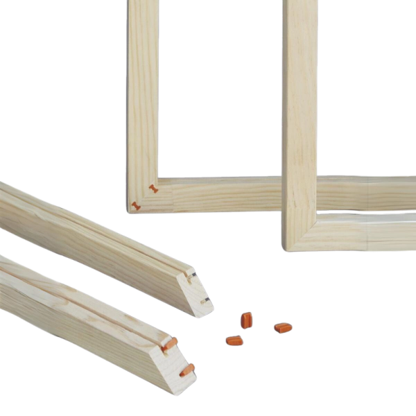 Bastidor premium de 34x80cm  (10 listones + 20 cuñas)