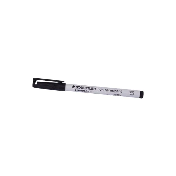 Caja de 10 Rotuladores de Punta de Fibra Base Agua (Negro) para Plotter Graphtec
