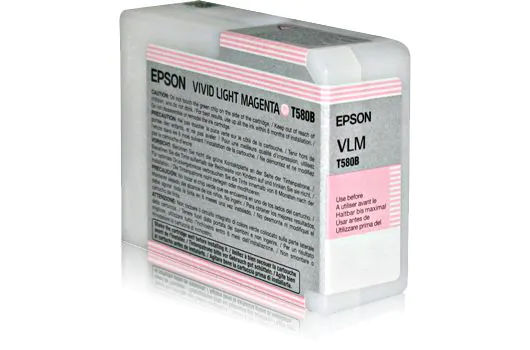 Cartucho Epson T580B00 magenta claro vivo