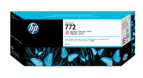 HP Cartucho de tinta DesignJet 772 magenta claro de 300 ml