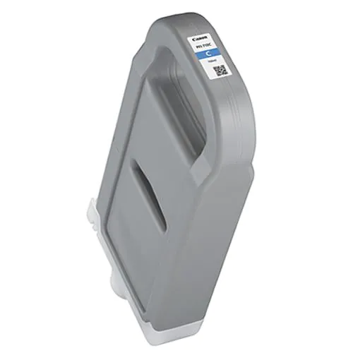 Cartucho de tinta cián Canon PFI-710 de 700ml.